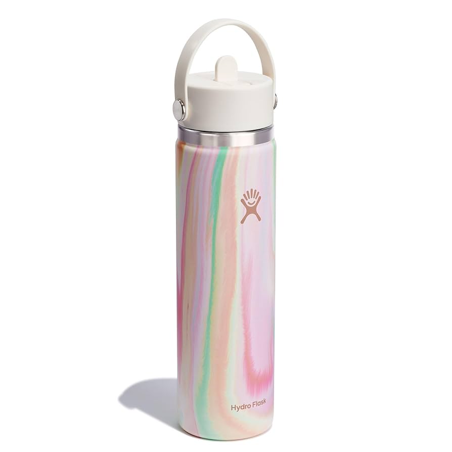 Limited ハイドロフラスク 24oz シュガークラッシュ ストロー付水筒 ハイドロフラスク 24oz シュガークラッシュ ストロー付水筒 楽天